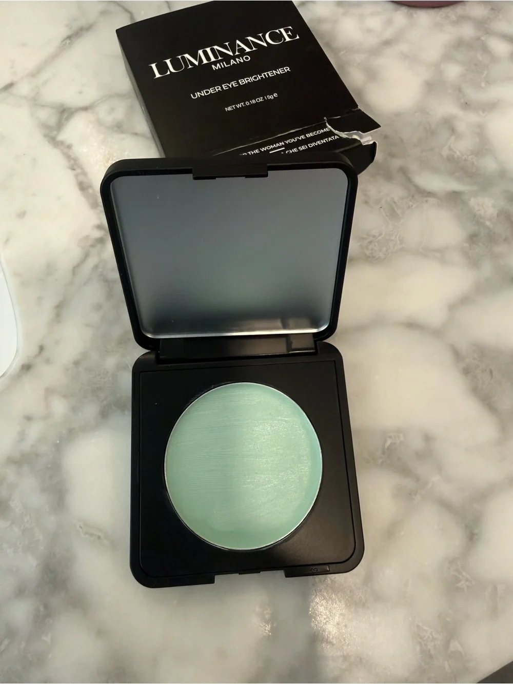 Milano Luminance Under Eye Brightener - Mint Green Corrector-soft mint